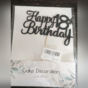 Happy 18th Birthday Cake Decoration
